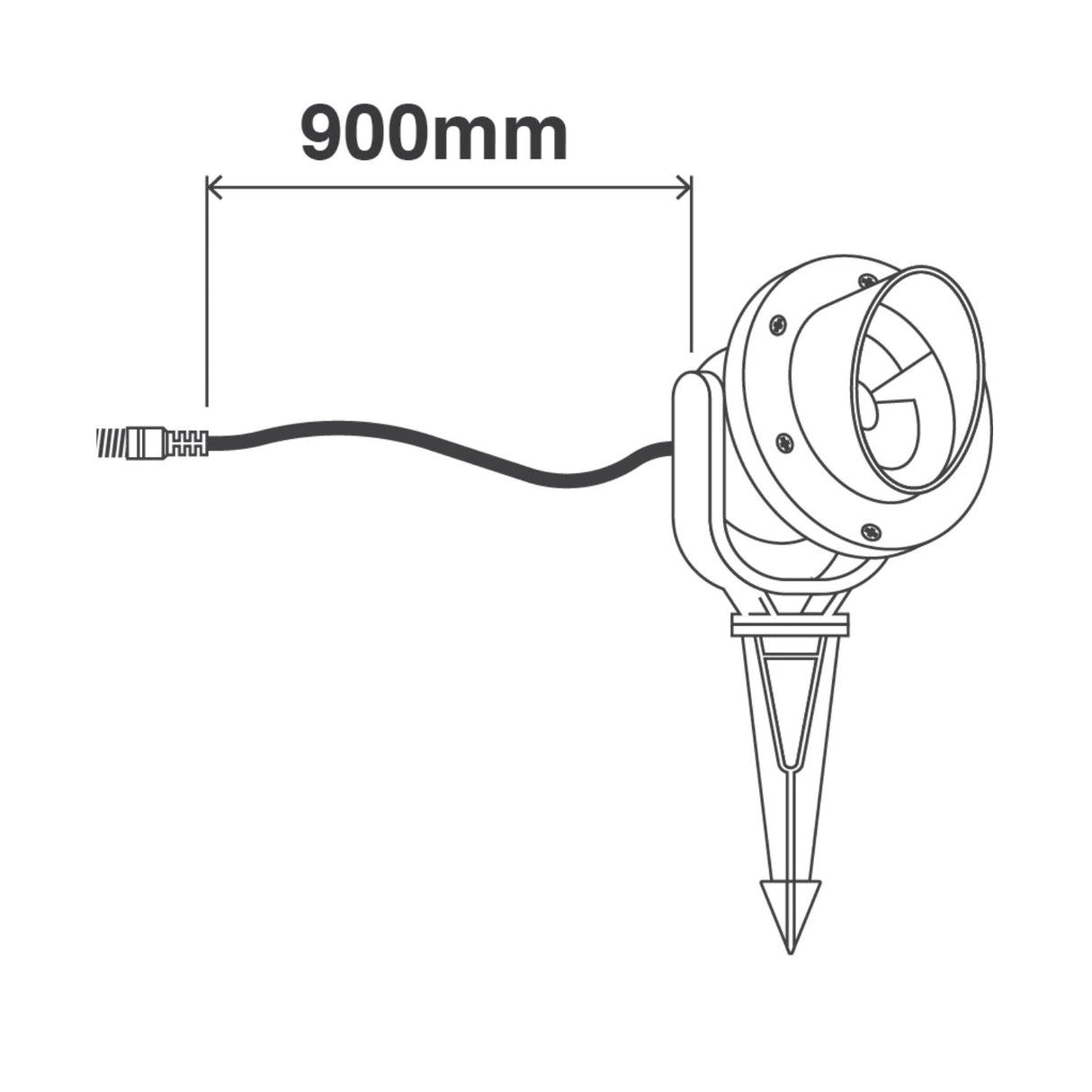 Holman 140mm Warm White Spotlight – 15W LED