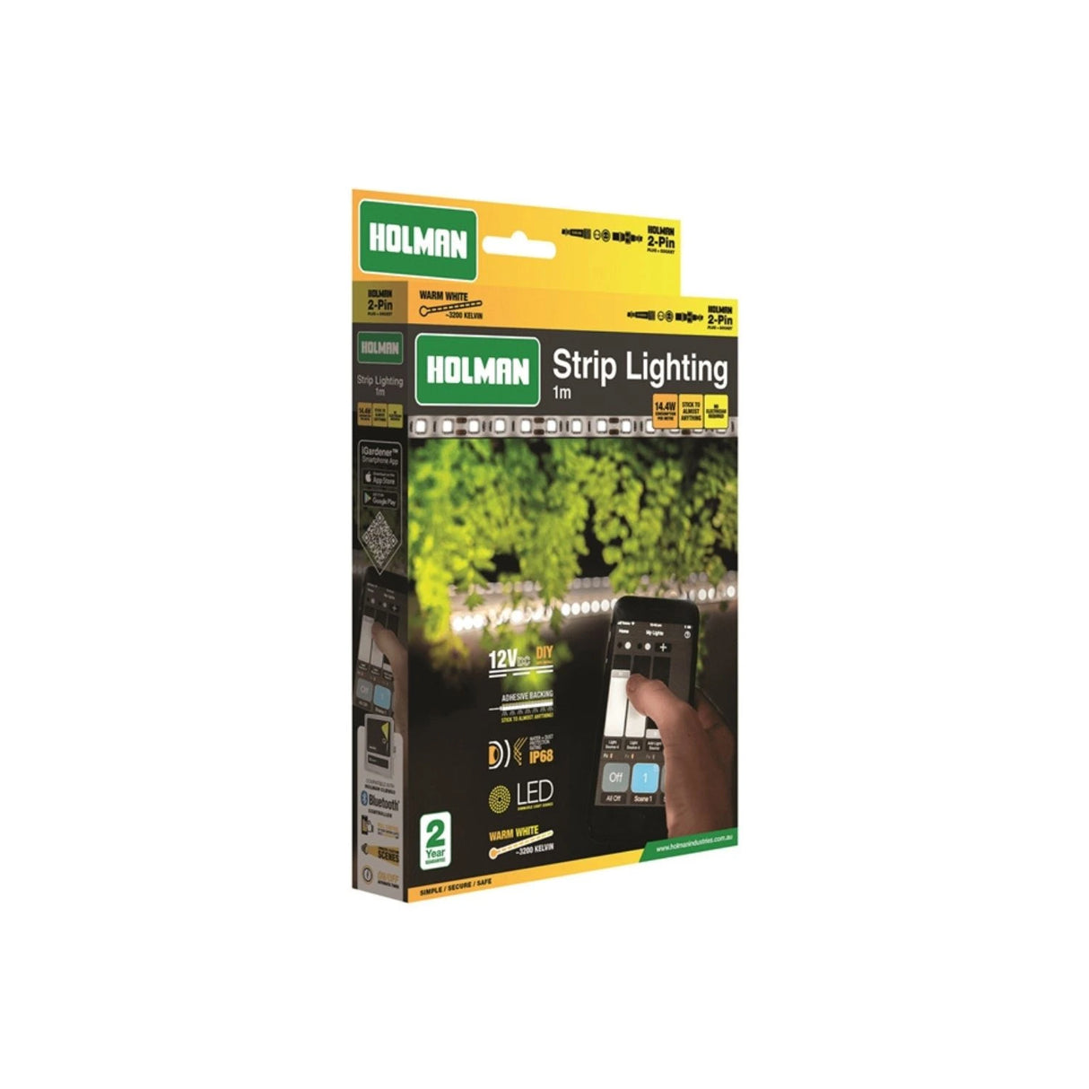 Holman 1m Warm White LED Strip Lighting