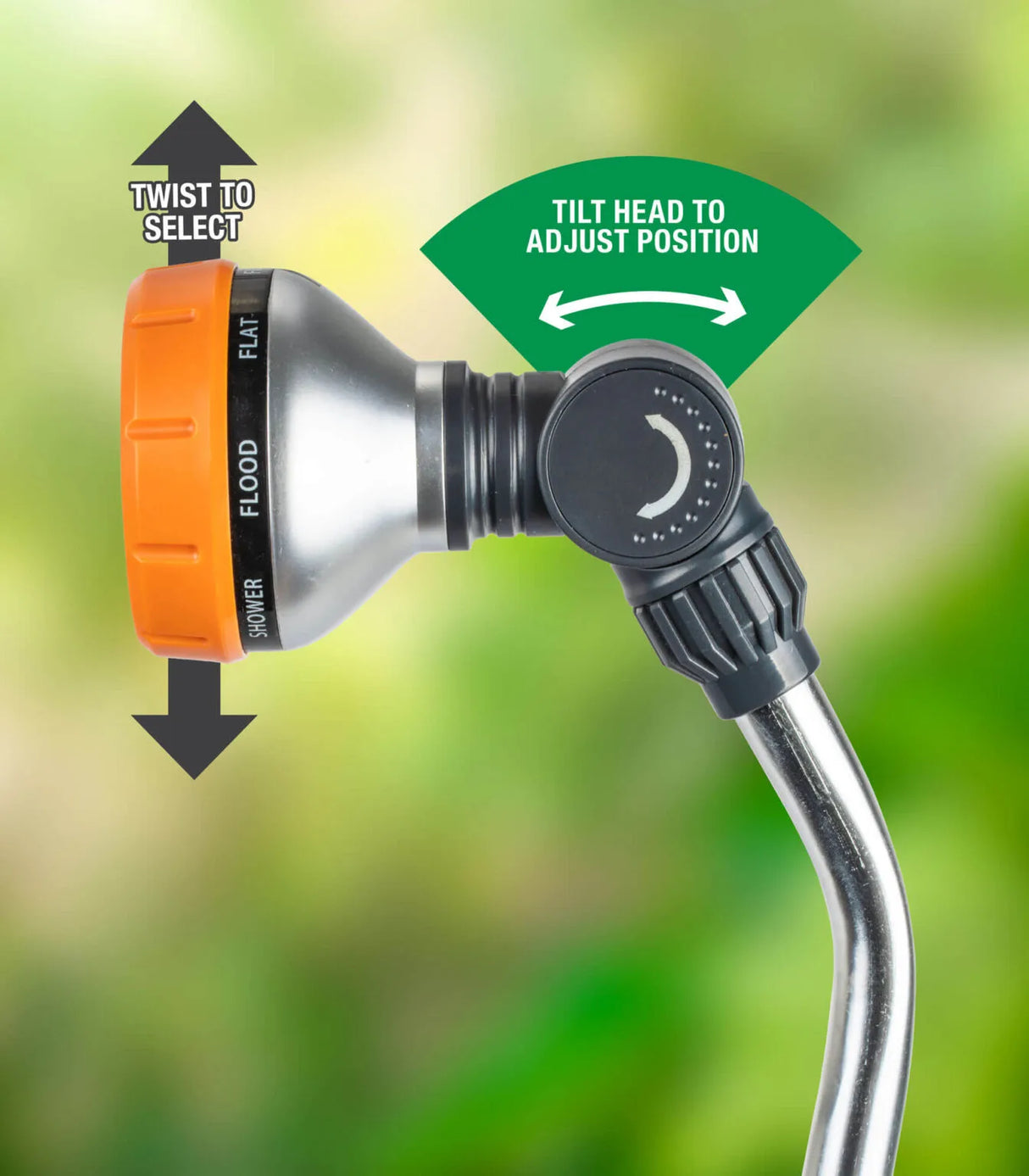 Close-up of Holman 8-Function Watering Wand in UAE