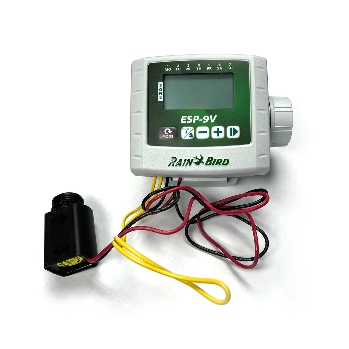Rain Bird ESP-9V 1-Zone Battery-Operated Irrigation Controller with Solenoid