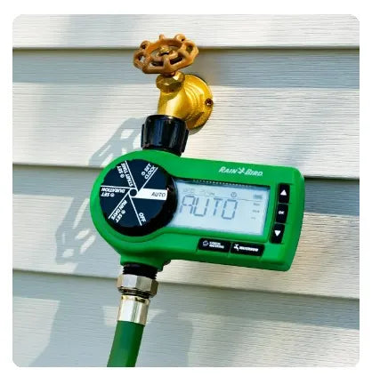 close-up view of Rain Bird Garden Hose Water Timer