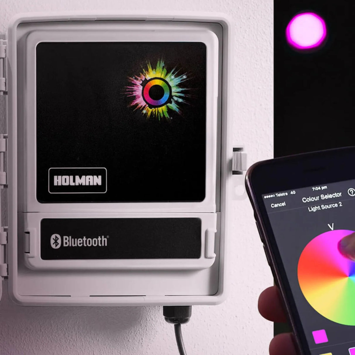 Holman  Garden Light Controller RGB Colour Bluetooth®